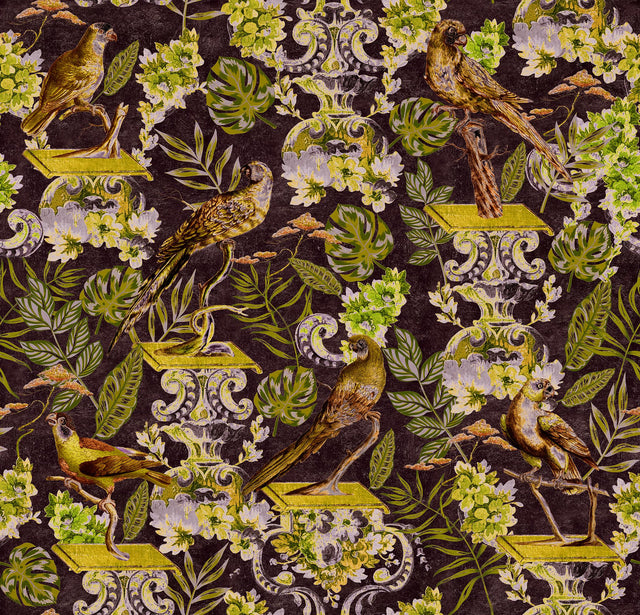 MindTheGap LA VOLIERE Dark THE ROYAL GARDEN Wallpaper