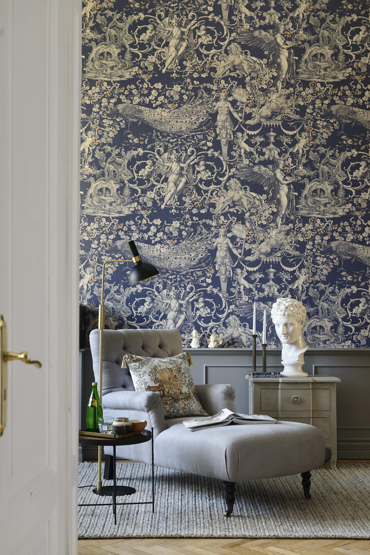 MindTheGap THE PROMISE LAND Sapphire IMAGINARIUM Wallpaper