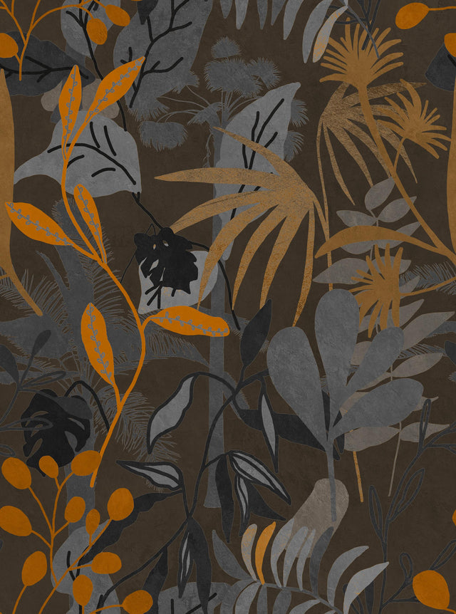 MindTheGap CARIBBEAN GARDEN Dark CUBANA Wallpaper