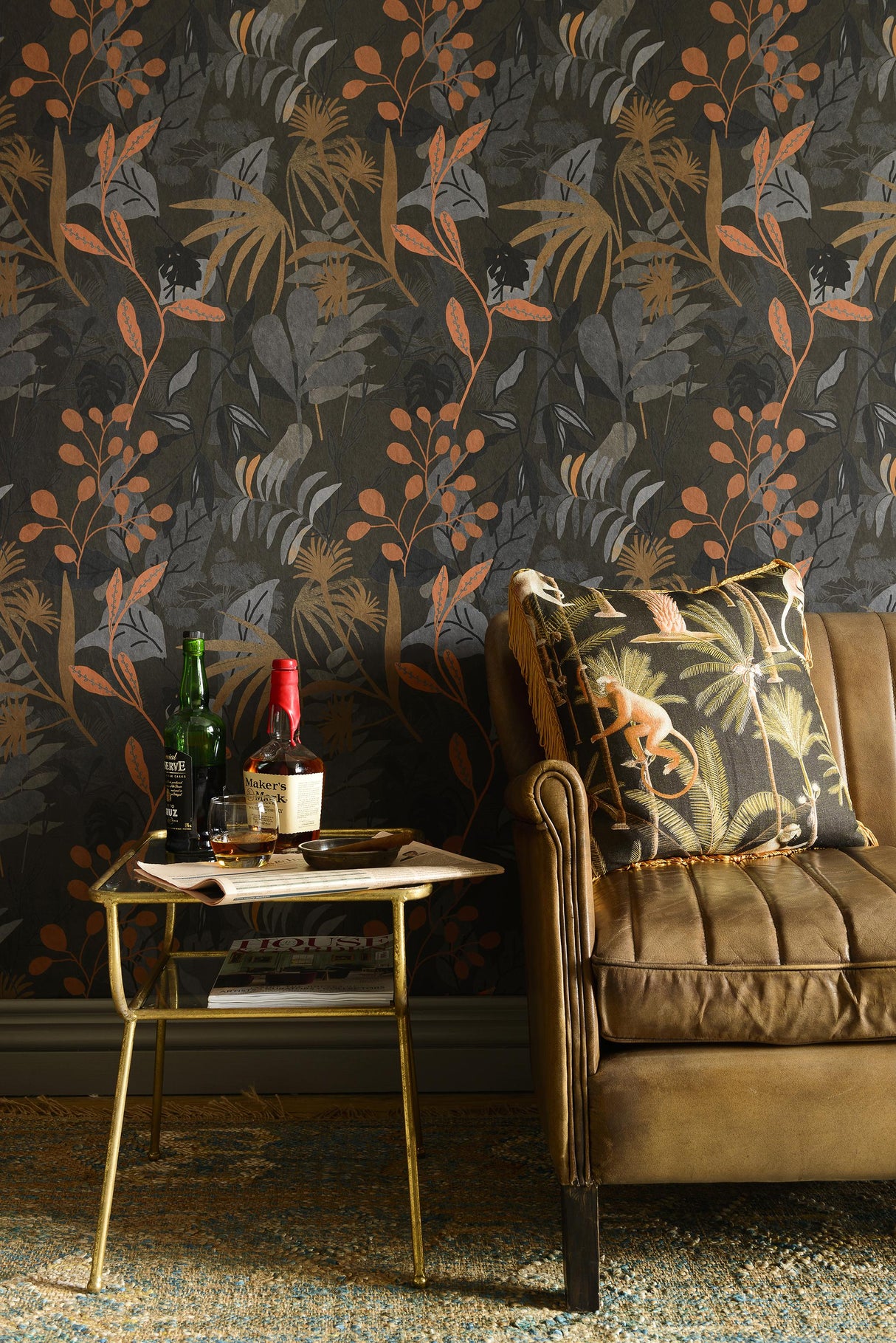 MindTheGap CARIBBEAN GARDEN Dark CUBANA Wallpaper