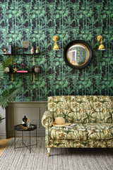 MindTheGap PALMERA CUBANA Pink CUBANA Wallpaper