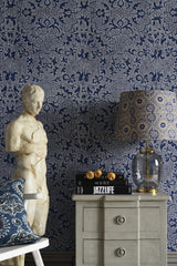 MindTheGap DECO TRELLIS INDIGO ADDICTION Wallpaper