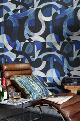 MindTheGap LABYRINTHINE INDIGO ADDICTION Wallpaper