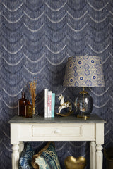 MindTheGap MOVING WAVES INDIGO ADDICTION Wallpaper