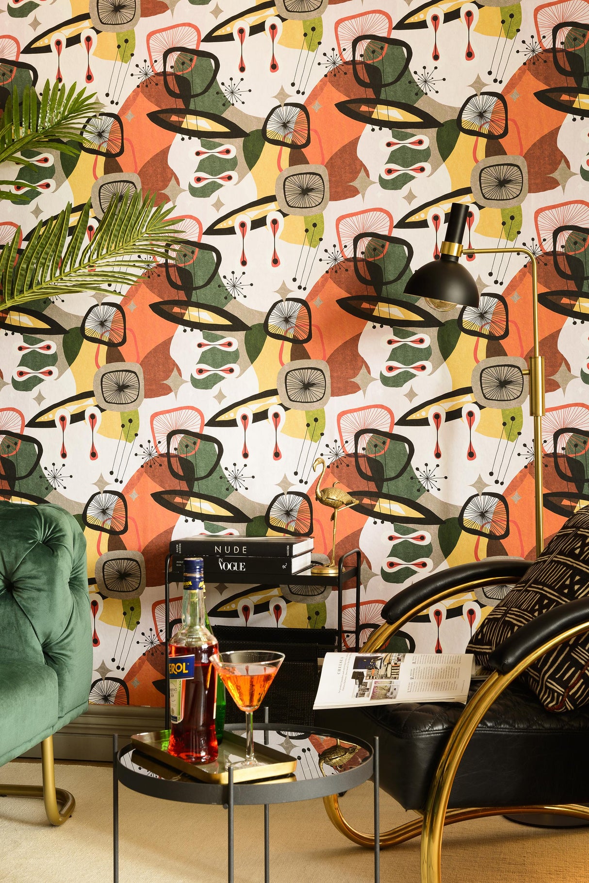 MindTheGap CENTURY ELEMENTS Green REVIVAL Wallpaper