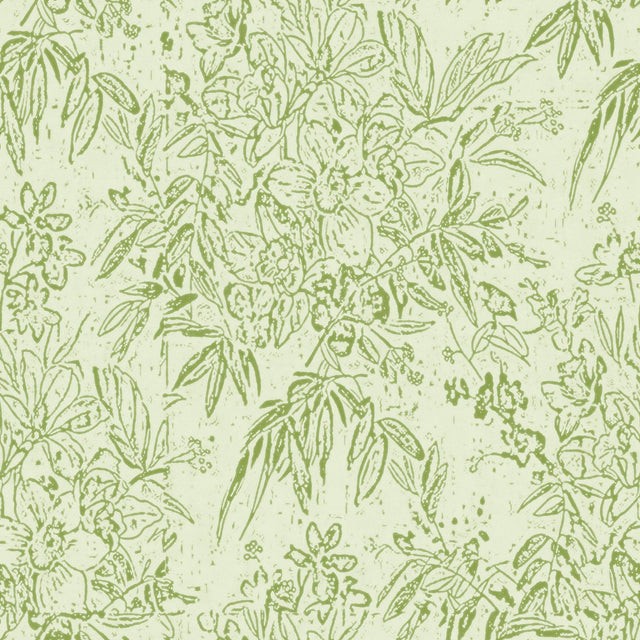 MindTheGap CHERRY ORCHARD Green TRANSYLVANIAN ROOTS Wallpaper
