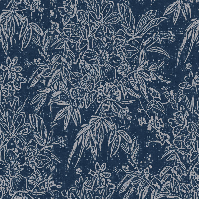 MindTheGap CHERRY ORCHARD Indigo TRANSYLVANIAN ROOTS Wallpaper
