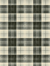 MindTheGap COUNTRYSIDE PLAID Charcoal TRANSYLVANIAN ROOTS Wallpaper