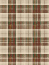 MindTheGap COUNTRYSIDE PLAID Leather TRANSYLVANIAN ROOTS Wallpaper