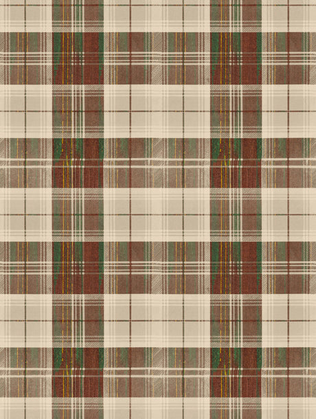 MindTheGap COUNTRYSIDE PLAID Leather TRANSYLVANIAN ROOTS Wallpaper