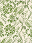 MindTheGap FOLK EMBROIDERY Fern Green TRANSYLVANIAN ROOTS Wallpaper