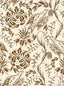 MindTheGap FOLK EMBROIDERY Tobacco TRANSYLVANIAN ROOTS Wallpaper