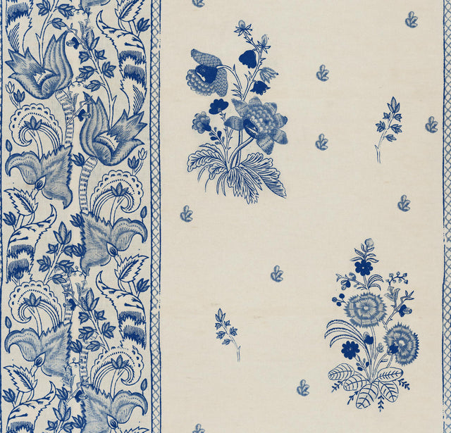MindTheGap KOROND FLORAL Indigo TRANSYLVANIAN ROOTS Wallpaper