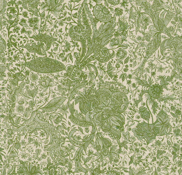 MindTheGap SARKOZI EMBROIDERY Herbal TRANSYLVANIAN ROOTS Wallpaper