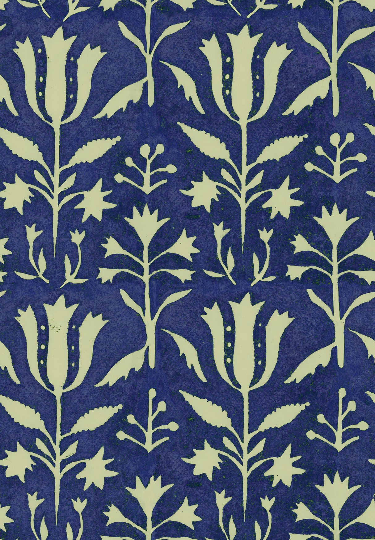 MindTheGap TULIPAN Indigo TRANSYLVANIAN ROOTS Wallpaper