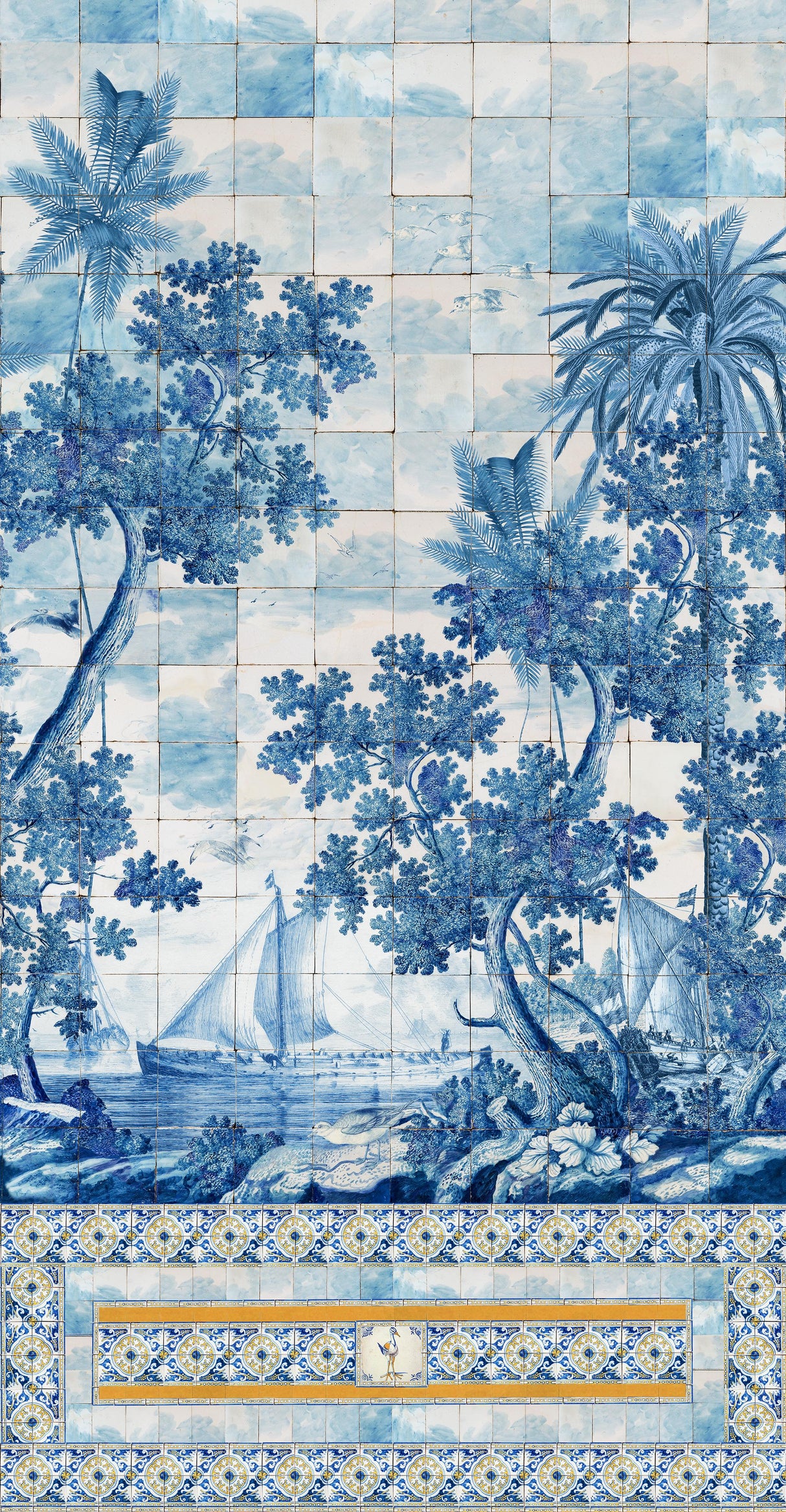 MindTheGap AZURE Mural SUNDANCE VILLA Wallpaper