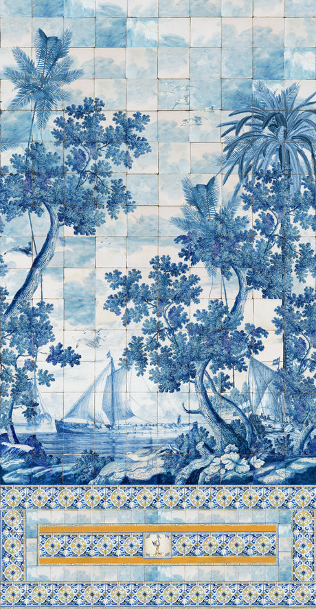 MindTheGap AZURE Mural SUNDANCE VILLA Wallpaper