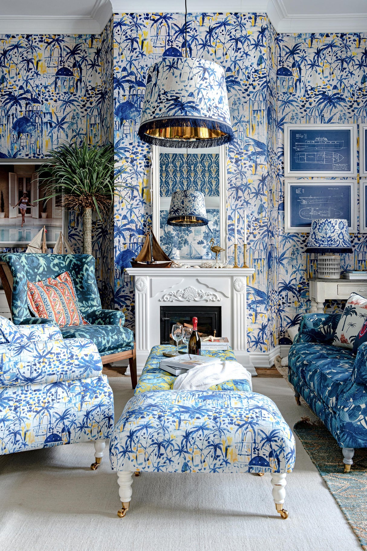 MindTheGap RHODES Mural SUNDANCE VILLA Wallpaper