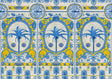 MindTheGap THE VILLA Mural Yellow SUNDANCE VILLA Wallpaper