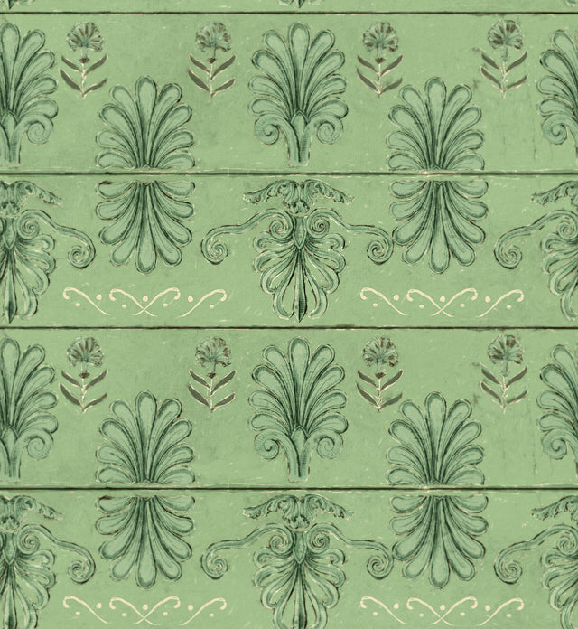 MindTheGap MYKONOS VILLA MOTIF Island Green SUNDANCE VILLA Wallpaper
