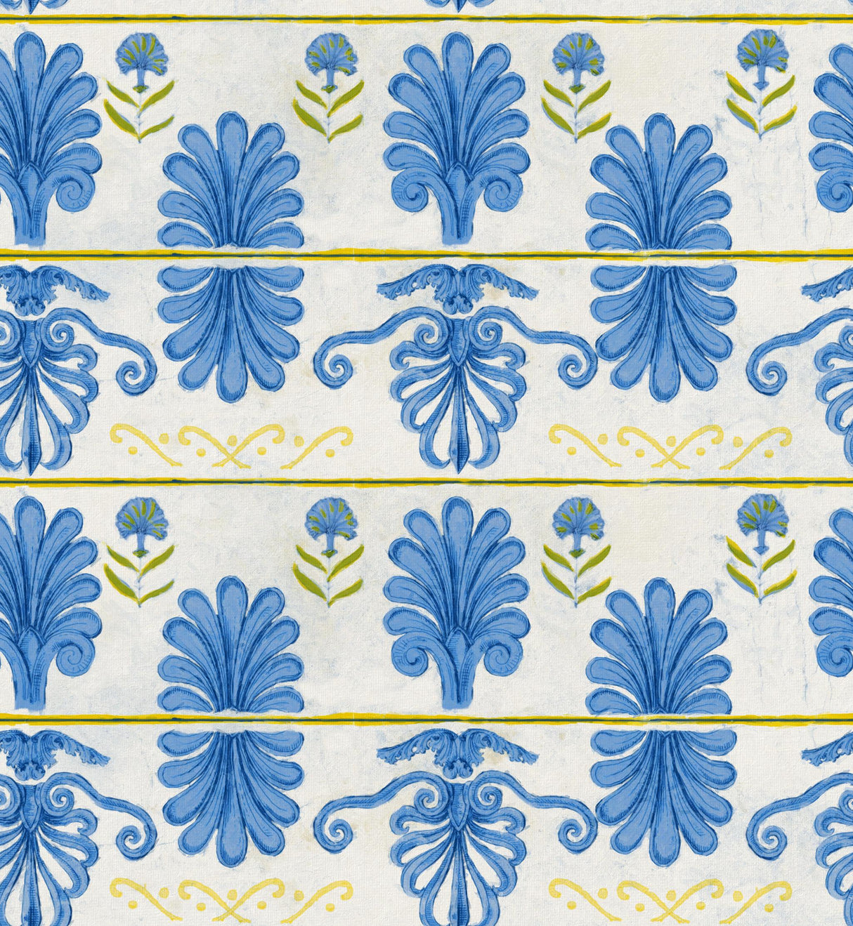 MindTheGap MYKONOS VILLA MOTIF White Sand SUNDANCE VILLA Wallpaper