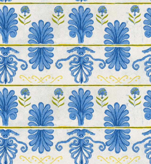 MindTheGap MYKONOS VILLA MOTIF White Sand SUNDANCE VILLA Wallpaper