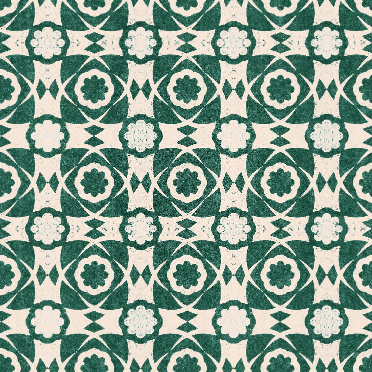 MindTheGap AEGEAN TILES Ultramarine Green SUNDANCE VILLA Wallpaper