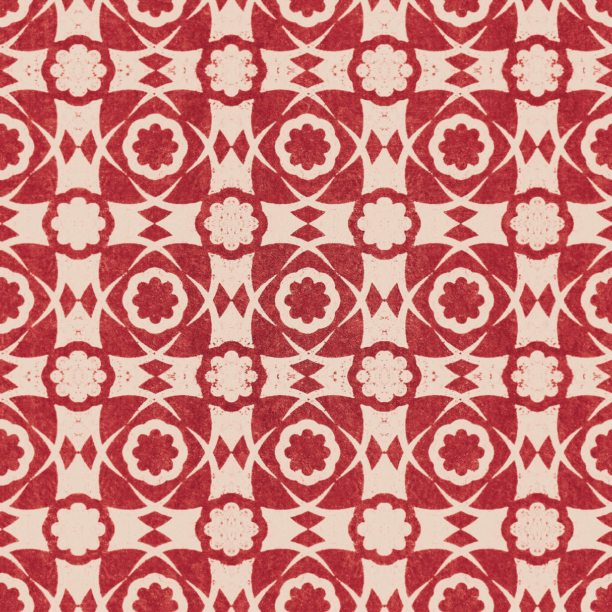MindTheGap AEGEAN TILES Red SUNDANCE VILLA Wallpaper