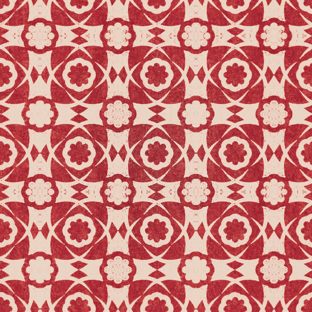 MindTheGap AEGEAN TILES Red SUNDANCE VILLA Wallpaper