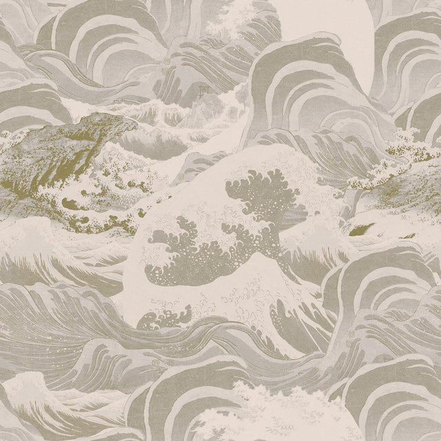 MindTheGap SEA WAVES Neutral SUNDANCE VILLA Wallpaper