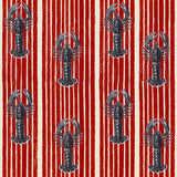 MindTheGap MEDITERRANEAN LOBSTERS Red SUNDANCE VILLA Wallpaper