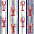MindTheGap MEDITERRANEAN LOBSTERS White SUNDANCE VILLA Wallpaper