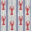MindTheGap MEDITERRANEAN LOBSTERS White SUNDANCE VILLA Wallpaper