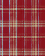 MindTheGap SEAPORT PLAID Red SUNDANCE VILLA Wallpaper