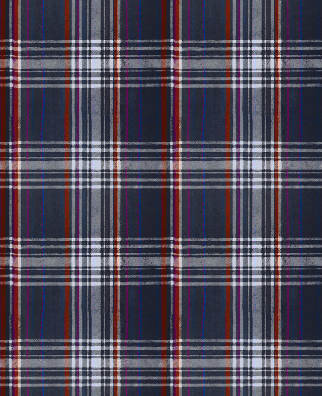 MindTheGap SEAPORT PLAID Navy Blue SUNDANCE VILLA Wallpaper