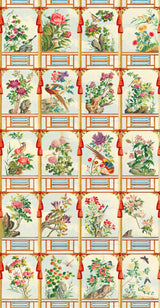 MindTheGap FLOWERING WALL Chinese Garden Wallpaper