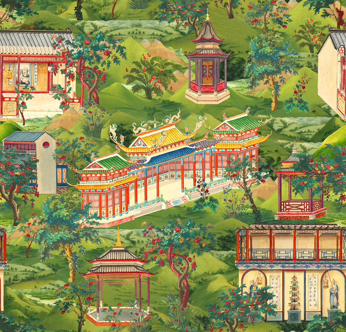 MindTheGap YUYUAN Chinese Garden Wallpaper