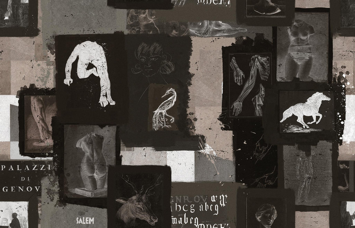 MindTheGap THE STUDIO Dark The Artist's House Wallpaper