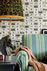 MindTheGap ENGLISH EQUESTRIAN STAMPS The Derby Wallpaper