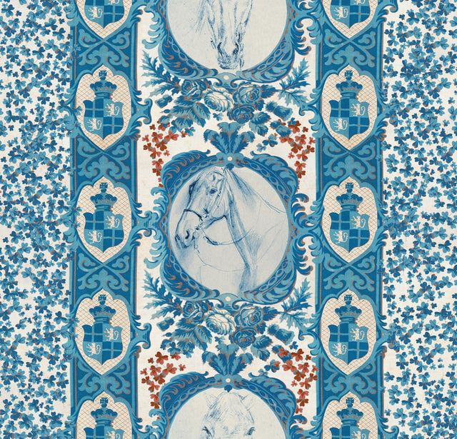 MindTheGap THE COMPETITION PANEL Blue The Derby Wallpaper