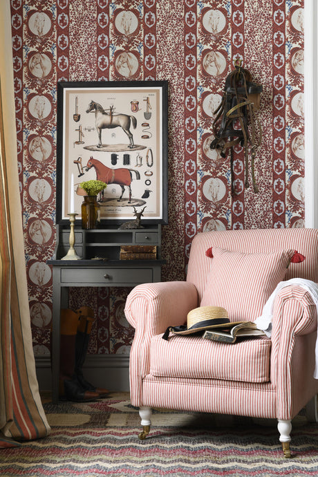 MindTheGap THE COMPETITION PANEL Red The Derby Wallpaper