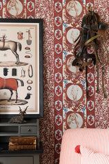 MindTheGap THE COMPETITION PANEL Red The Derby Wallpaper