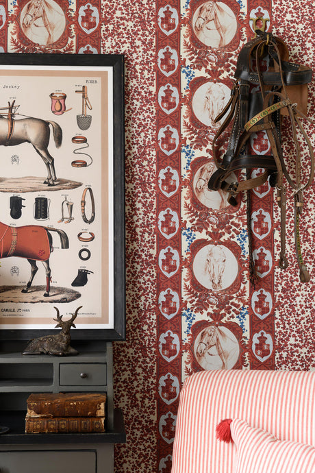 MindTheGap THE COMPETITION PANEL Red The Derby Wallpaper