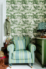 MindTheGap GRAND PRIX Green The Derby Wallpaper