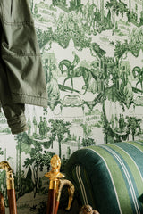 MindTheGap GRAND PRIX Green The Derby Wallpaper