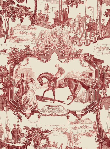 MindTheGap GRAND PRIX Smokey Red The Derby Wallpaper