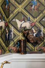 MindTheGap GYMKHANA Khaki The Derby Wallpaper