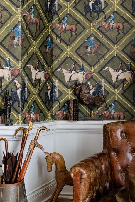 MindTheGap GYMKHANA Khaki The Derby Wallpaper