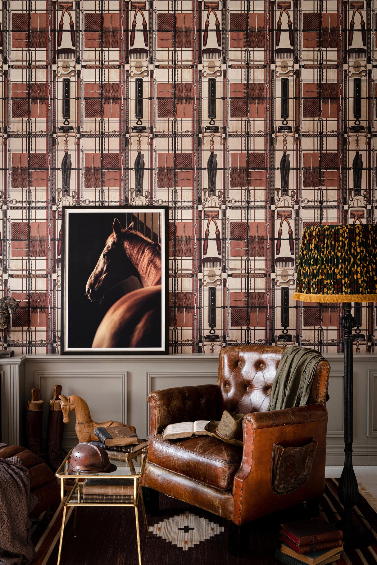 MindTheGap HARNESSMAKER'S ATELIER The Derby Wallpaper