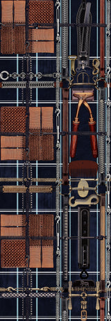 MindTheGap HARNESSMAKER'S ATELIER Dark The Derby Wallpaper